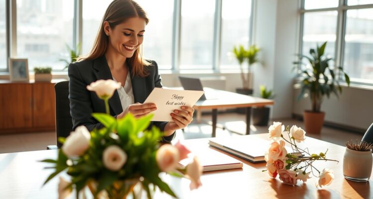 Życzenia dla kierowniczki